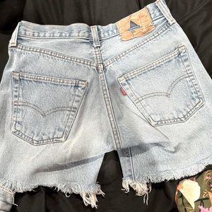 Vintage levi jean shorts